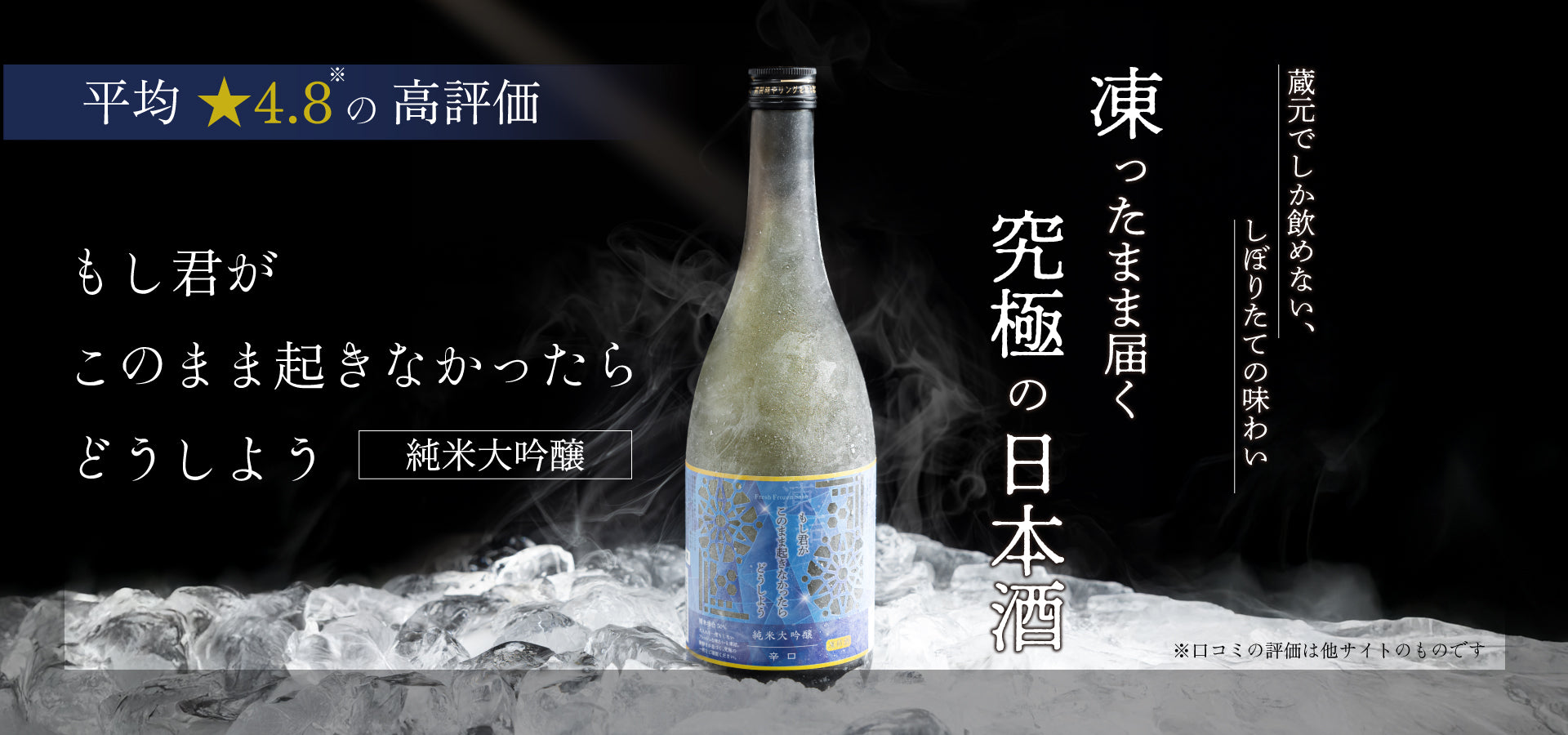 もし君がこのまま起きなかったらどうしよう 辛口 純米大吟醸