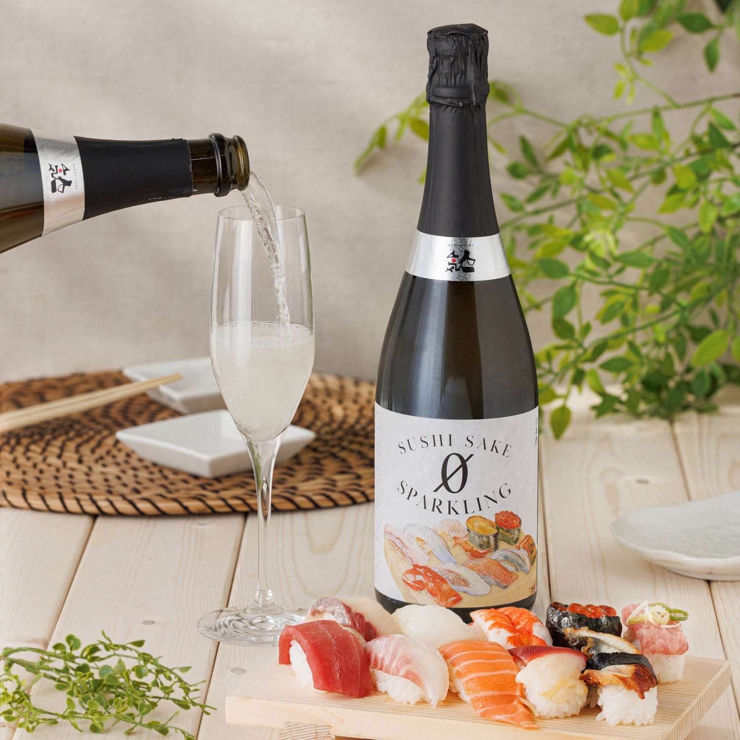瓶内二次発酵×木桶仕込み×有機米 寿司のために生まれたオーガニックの泡
