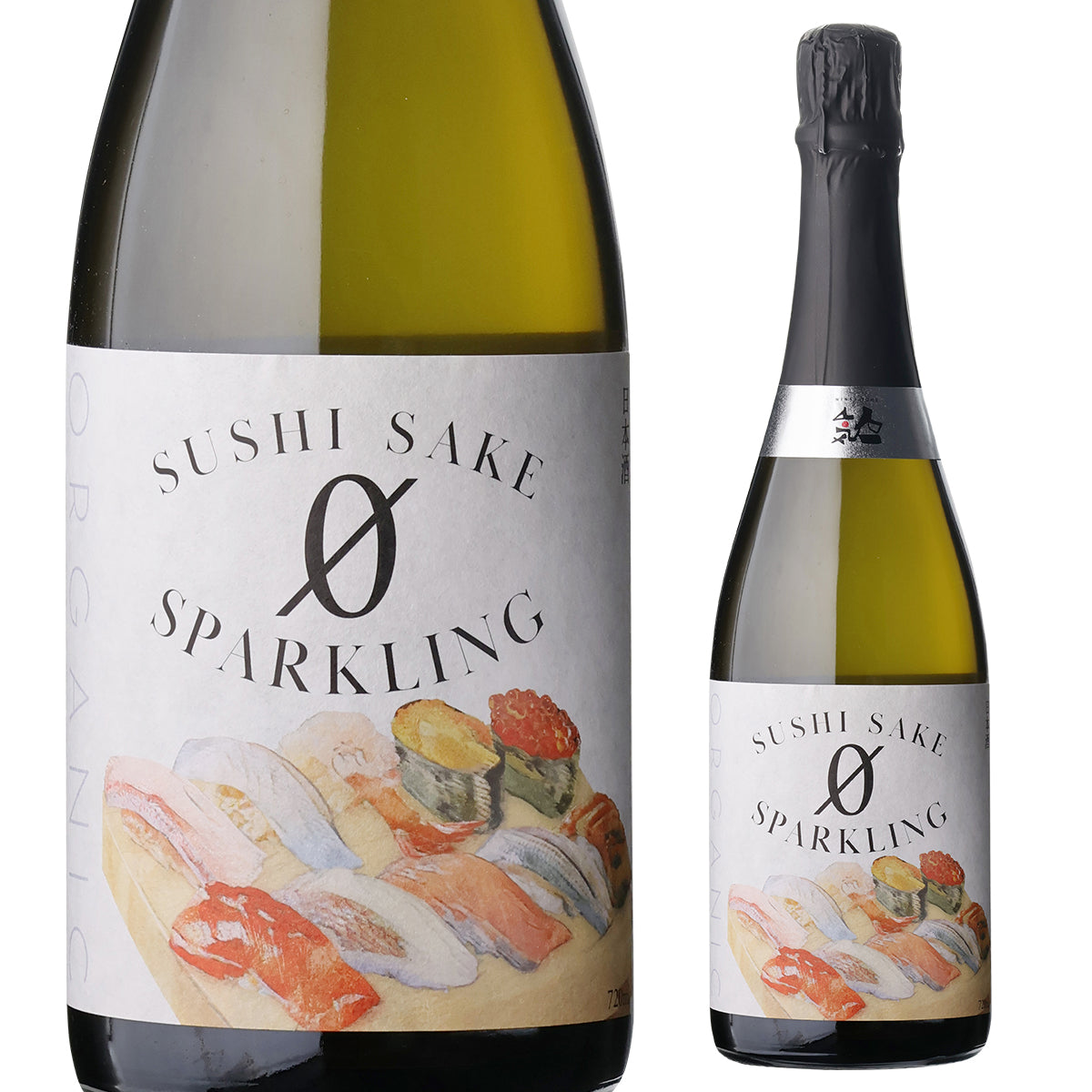 SUSHI SAKE 0 SPARKLING ORGANIC オーガニックスパークリング清酒【有機JAS認証】【お一人2本まで】