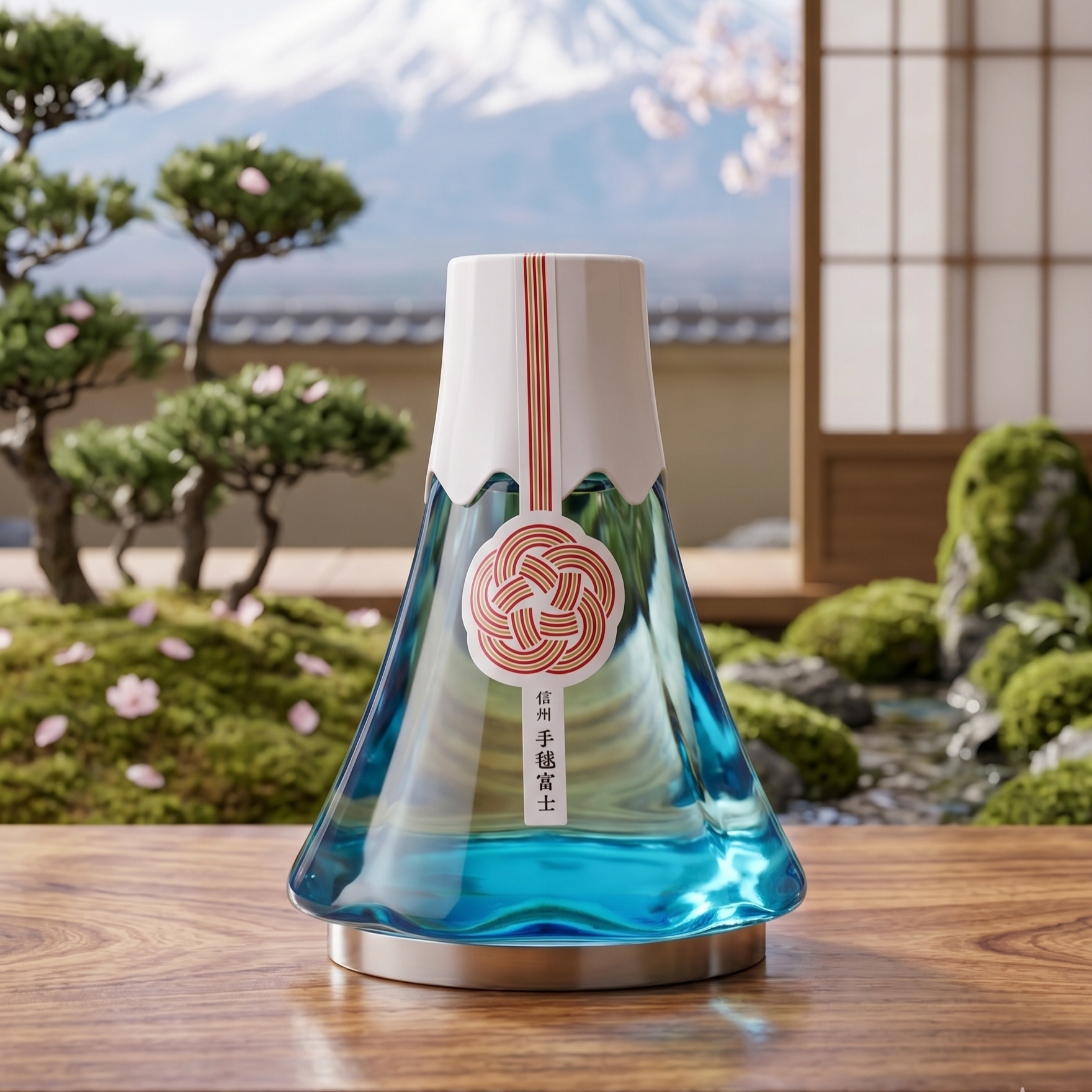 信州 手毬富士 日本酒 富士山ボトル 360ml