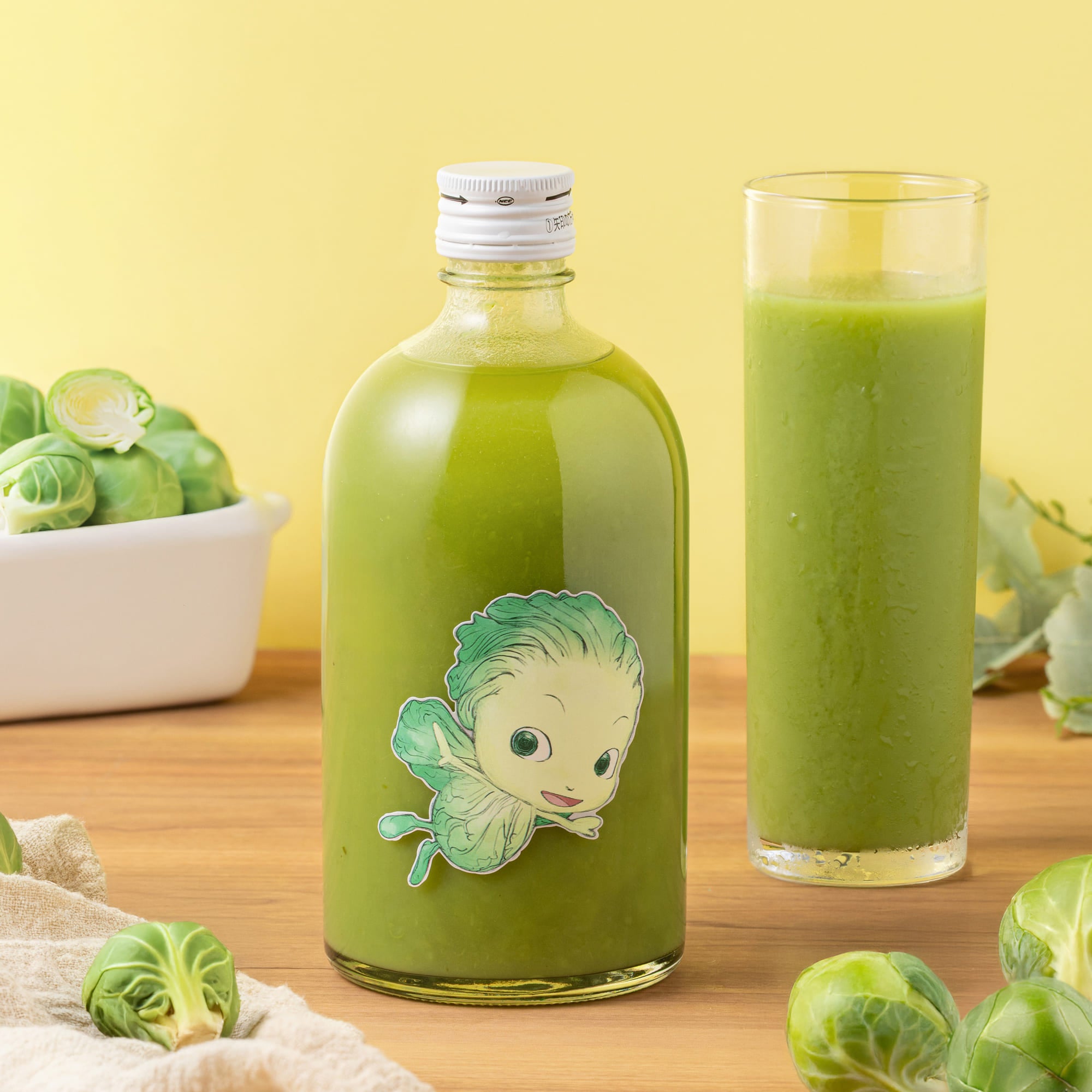 つぶつぶ入り「芽キャベツ」リキュール【やさいのようせい 芽キャベツちゃん コラボ】