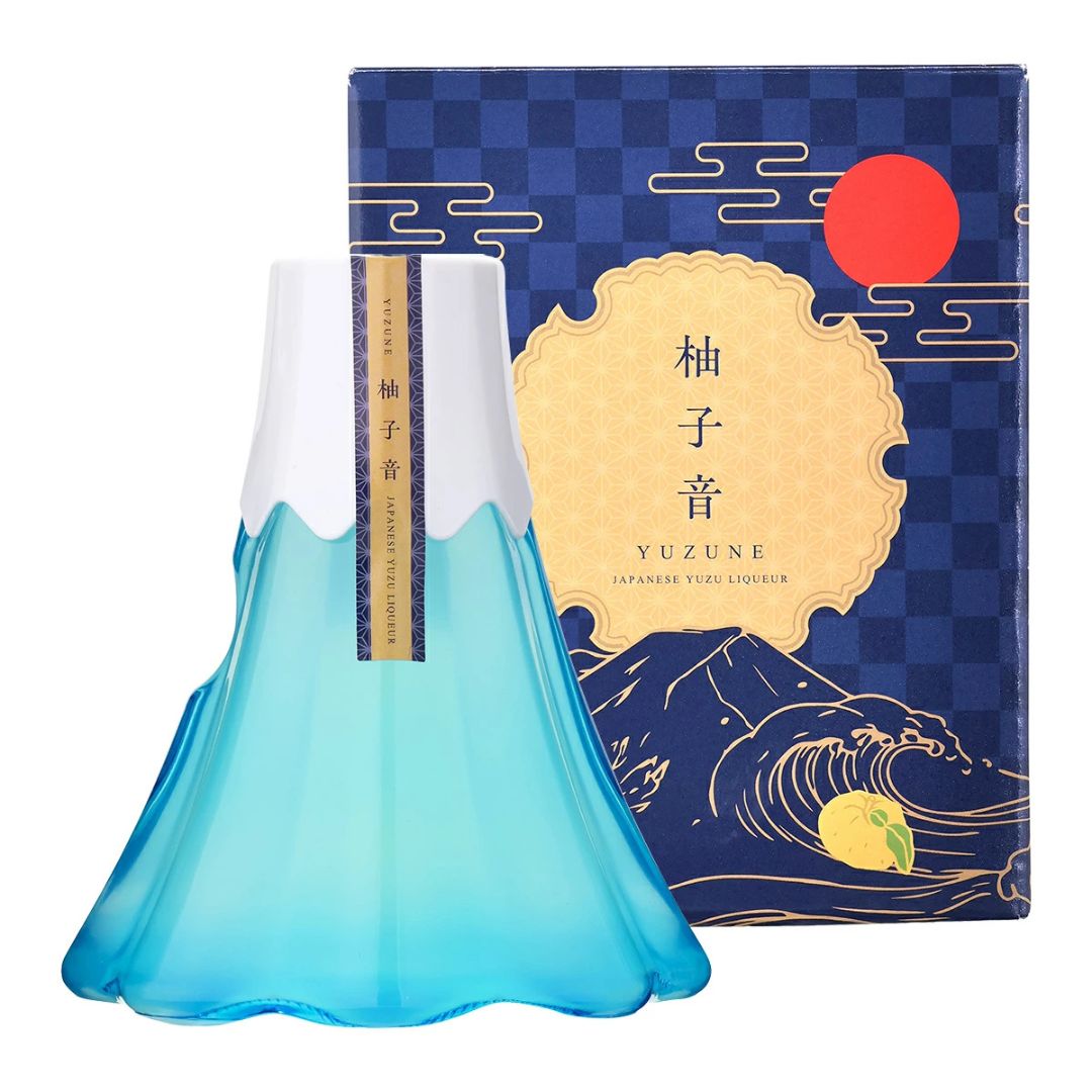 柚子音 ゆずリキュール 富士山ボトル 360ml