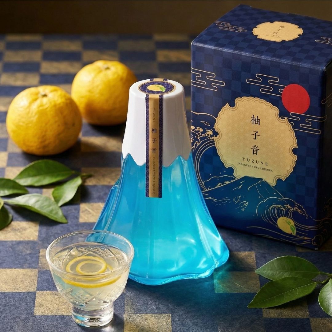 柚子音 ゆずリキュール 富士山ボトル 360ml