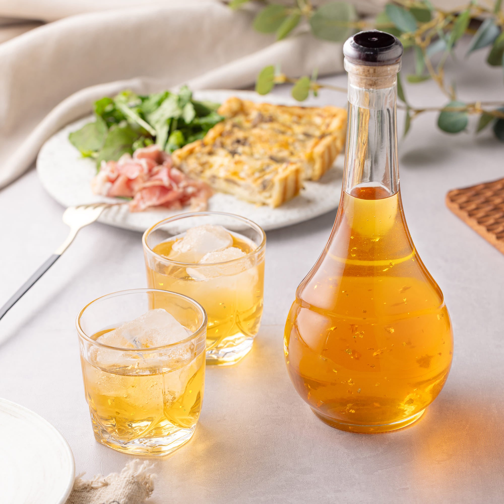 ほしとうめとわたし きらめき梅酒 金箔入