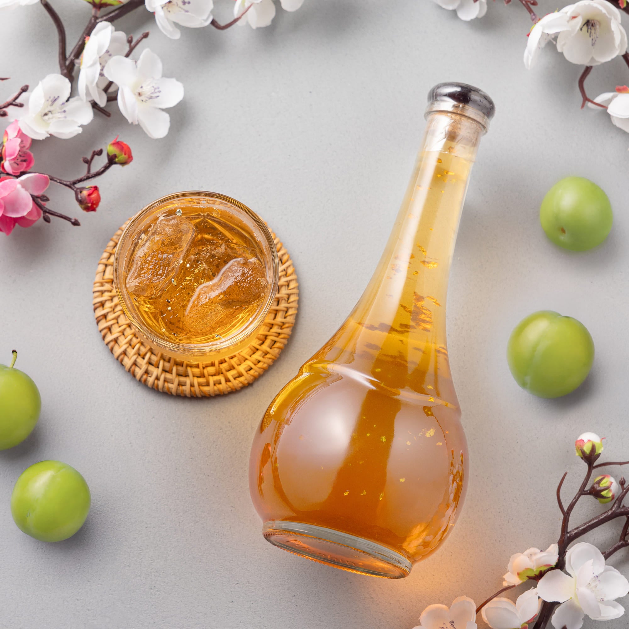 ほしとうめとわたし きらめき梅酒 金箔入