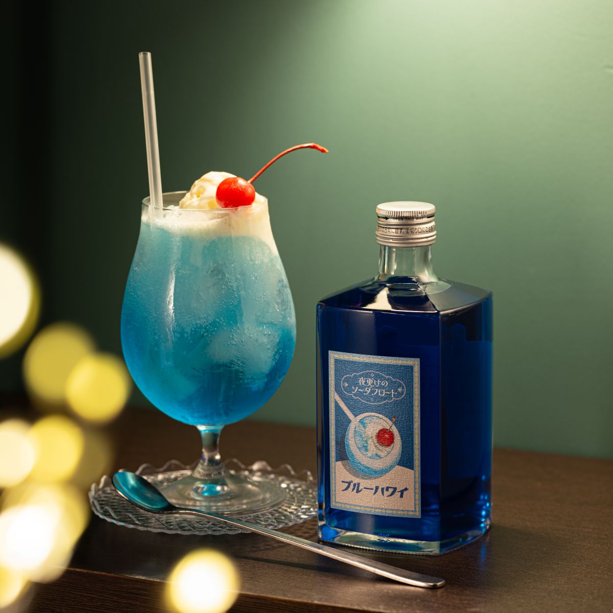 ブルーハワイ 夜更けのソーダフロート 4本セット 送料無料（ブルーハワイ/岡山