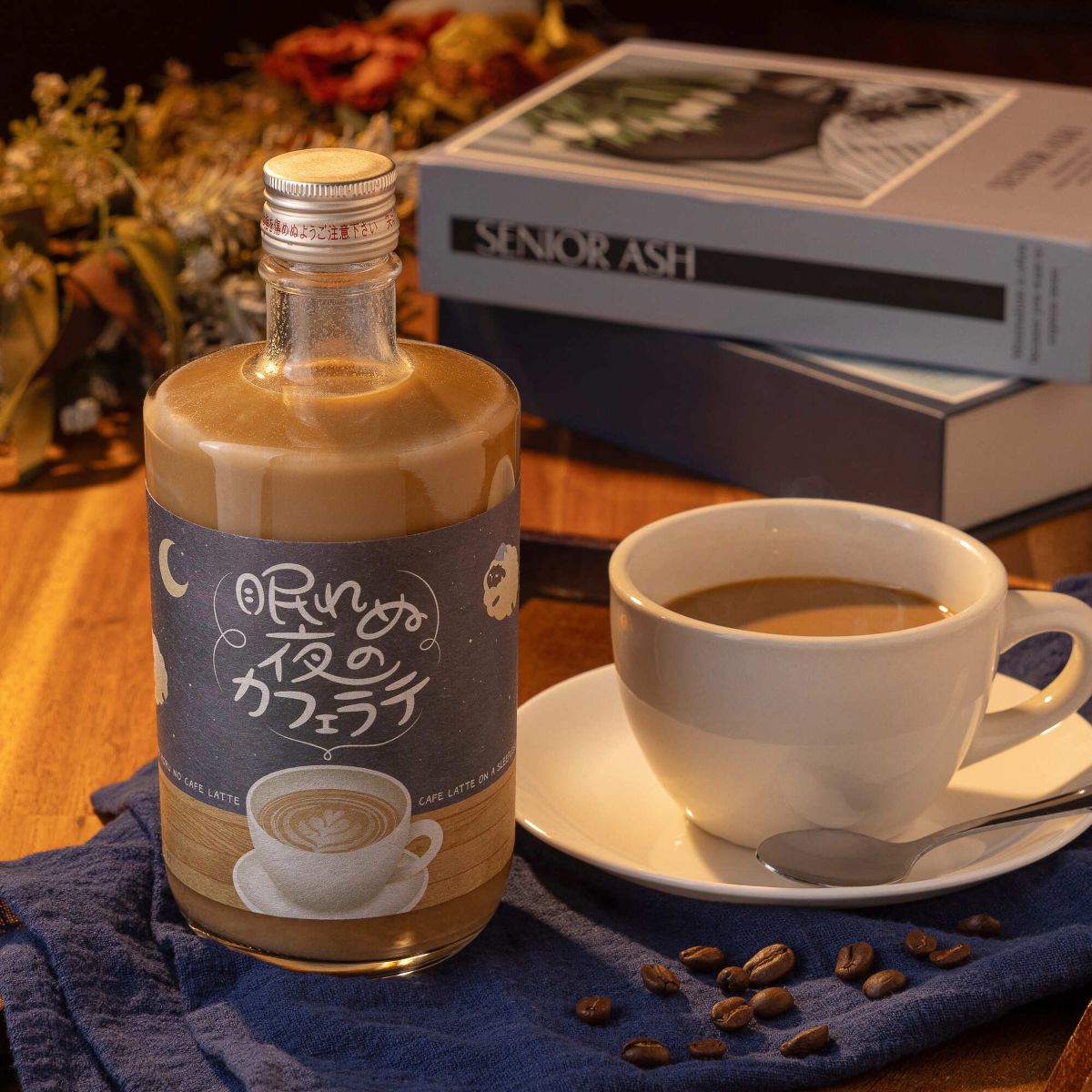 眠れぬ夜のミルクティー＞＜眠れぬ夜のカフェラテ＞眠れぬ夜の